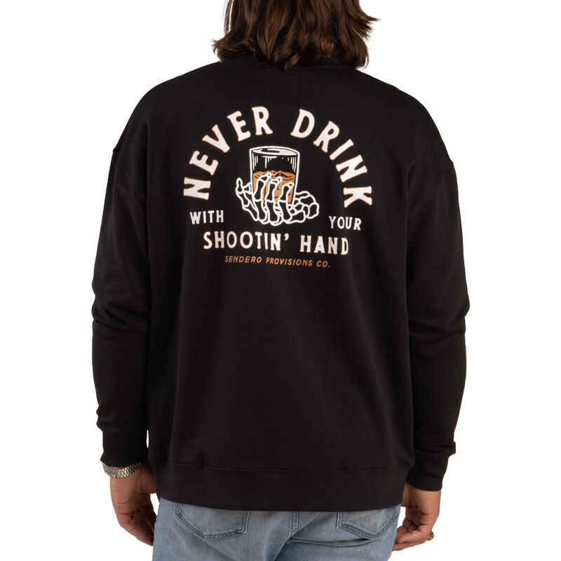 センデロプロビジョンズ メンズ アウター パーカー・スウェット シャツ Sendero Provisions Co Shootin Hand Sweatshirt Black ブラック