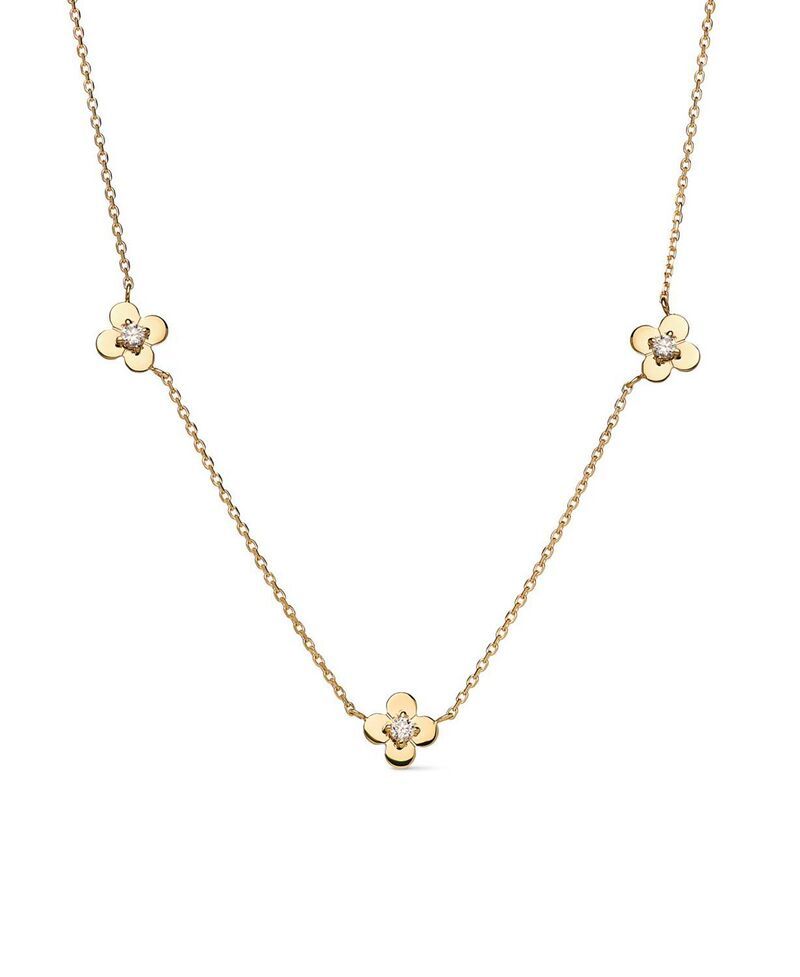 アナルイサ レディース アクセサリー ネックレス・チョーカー・ペンダントトップ ミニ レース Ana Luisa Solid Yellow Gold Mini Flower Stationecklac
