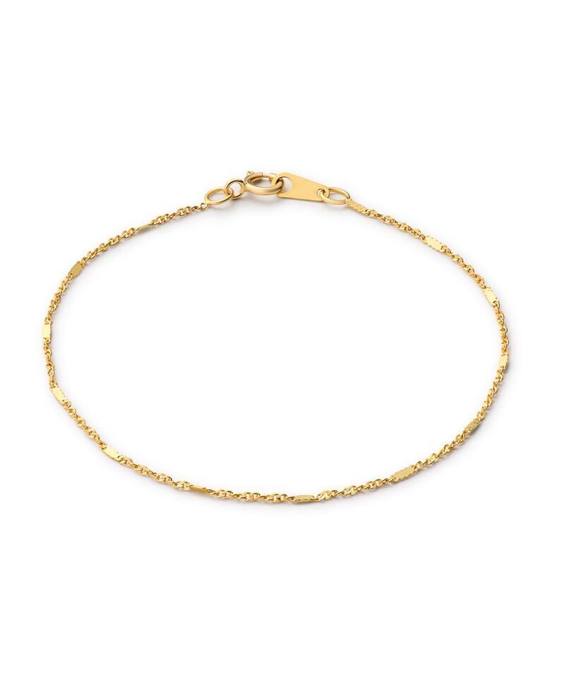 アナルイサ レディース アクセサリー ブレスレット・バングル・アンクレット Ana Luisa Solid Yellow Gold Singapore Chain Bracelet Gold ゴールド