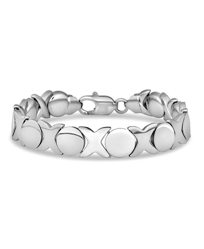 オラディナ レディース アクセサリー ブレスレット・バングル・アンクレット Oradina Sterling Silver Hugs and Kisses Bracelet Silver シルバー