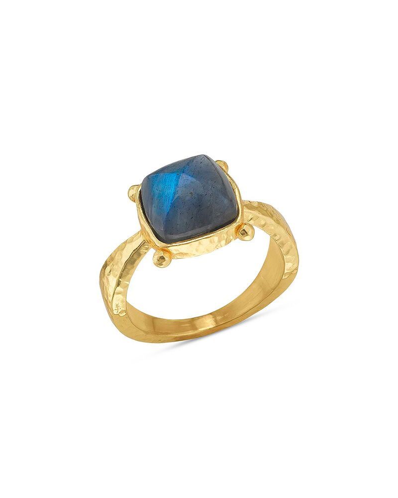 カプシーヌ ドゥ ウルフ レディース アクセサリー リング Capucine De Wulf Blue Labradorite Mystic Eye Gem Ring BlueGold ブルー