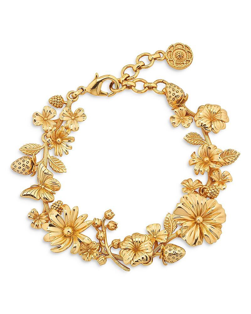 カプシーヌ ドゥ ウルフ レディース アクセサリー ブレスレット・バングル・アンクレット Capucine De Wulf Meadow Bouquet Link Bracelet Gold ゴールド