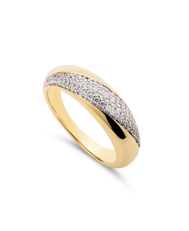 アナルイサ レディース アクセサリー リング Ana Luisa Kira Dome Band Ringold ゴールド