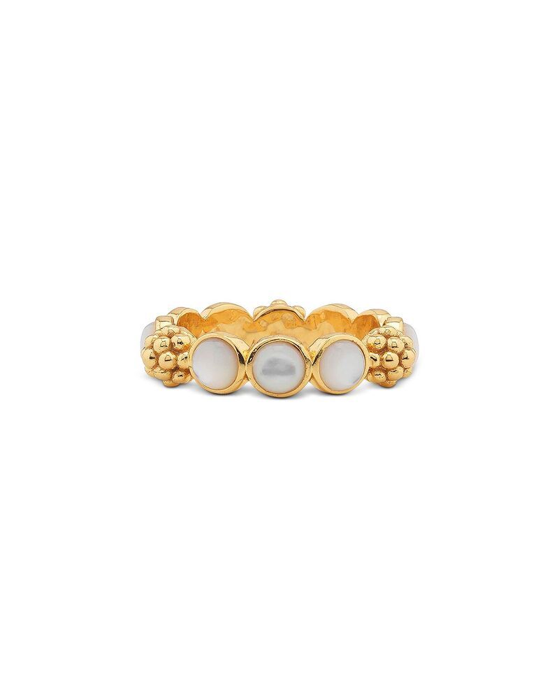カプシーヌ ドゥ ウルフ レディース アクセサリー リング Capucine De Wulf Berry Gem Ring Pearl White ホワイト