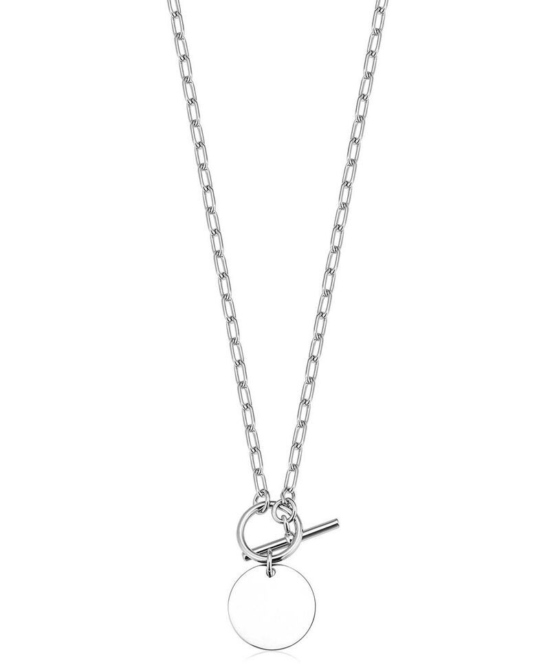 オラディナ レディース アクセサリー ネックレス・チョーカー・ペンダントトップ レース Oradina Sterling Silver Toggle Me Disc Pendant Necklace