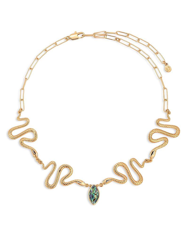 エティカ レディース アクセサリー ネックレス・チョーカー・ペンダントトップ レース Ettika Serpentinabalone Snake Choker Necklace 12251625 Ab