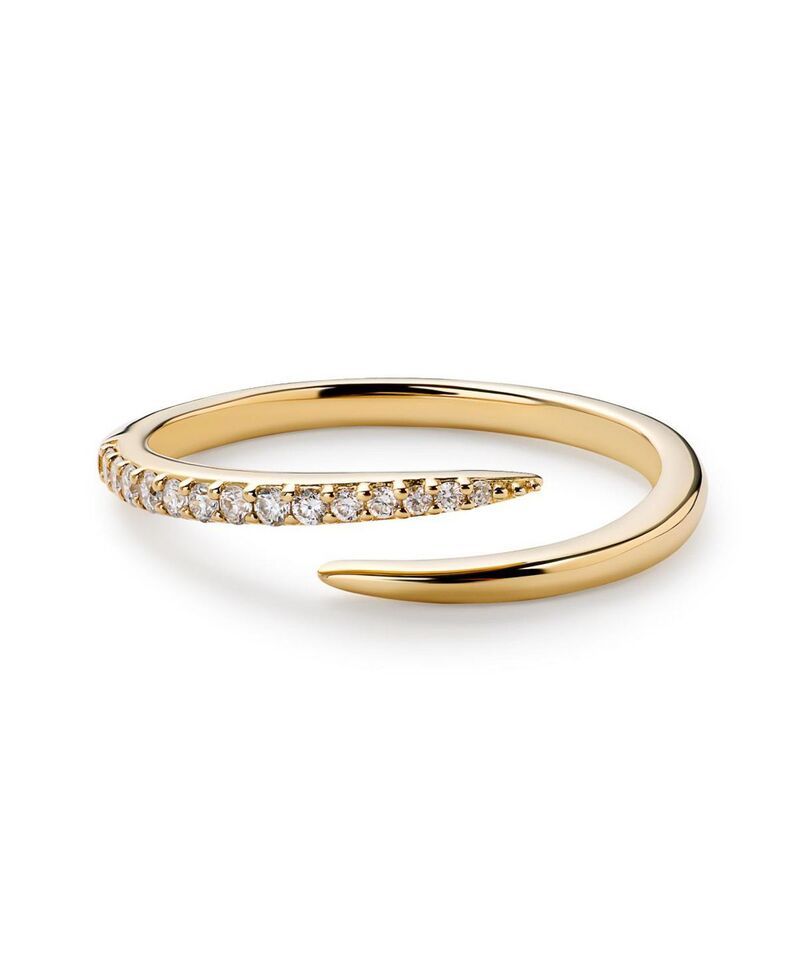 アナルイサ レディース アクセサリー リング Ana Luisa Gold LabGrown Diamond Bypass Band Ringold ゴールド