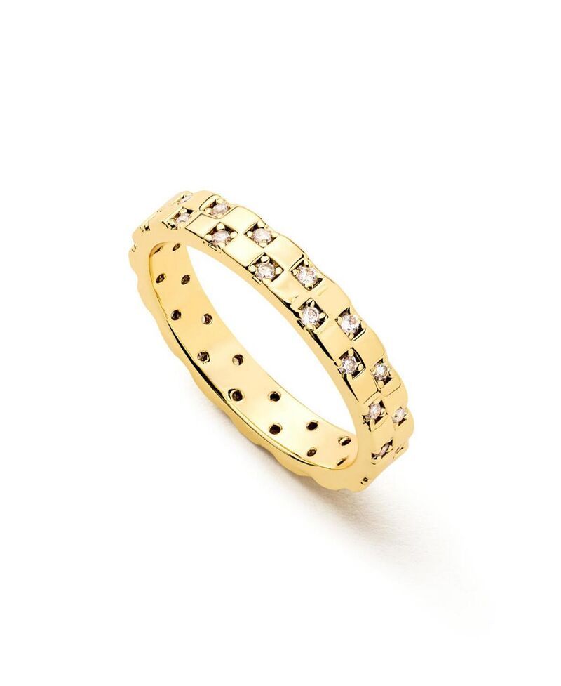 アナルイサ レディース アクセサリー リング Ana Luisa Brass Gold Band Eden Ringold ゴールド