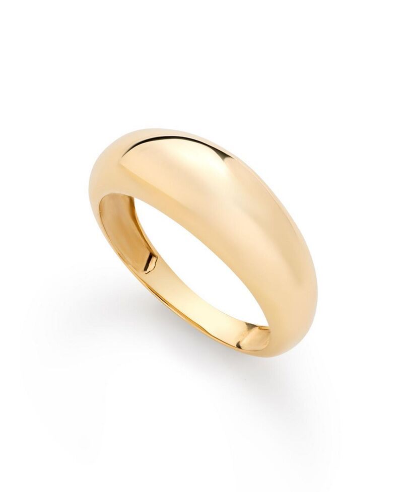 アナルイサ レディース アクセサリー リング Ana Luisa Solid Yellow Medium Dome Ringold ゴールド