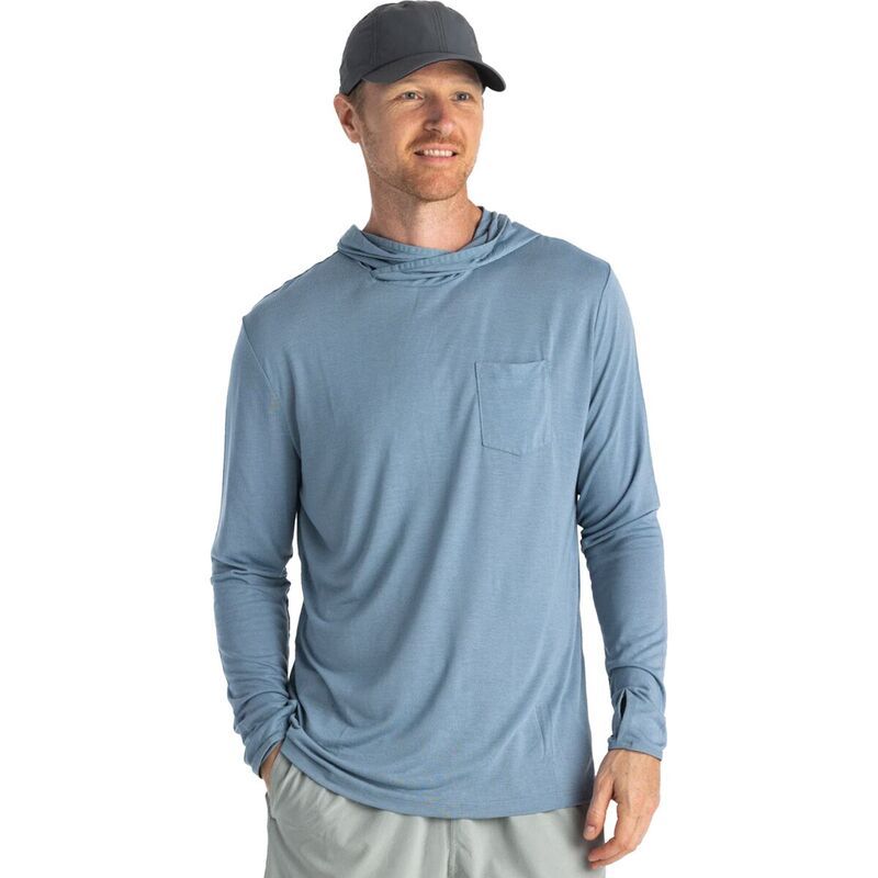 フリー フライ メンズ アウター パーカー・スウェット Free Fly Lightweight Hoodie Mens Blue Fog ブルー