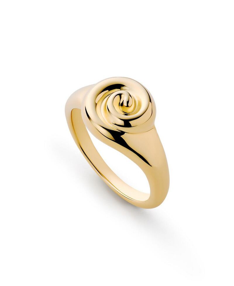 アナルイサ レディース アクセサリー リング Ana Luisariel Gold Signet Ringold ゴールド