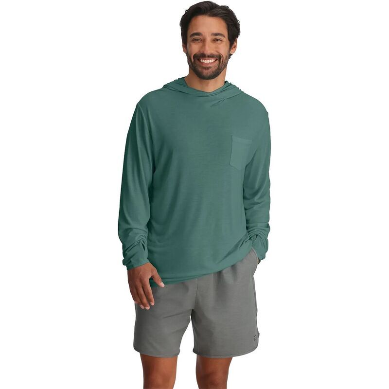 フリー フライ メンズ アウター パーカー・スウェット Free Fly Lightweight Hoodie Mensea Pine