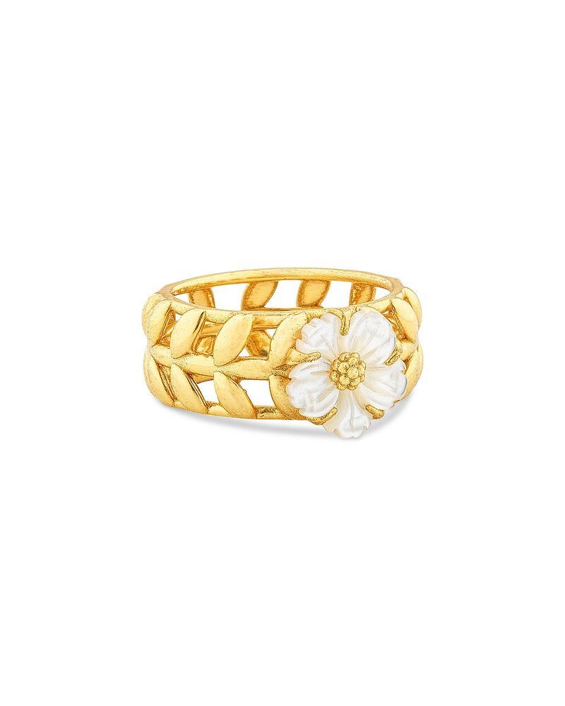 カプシーヌ ドゥ ウルフ レディース アクセサリー リング Capucine De Wulf Mermaid Garden Fleur Vine Ringold ゴールド