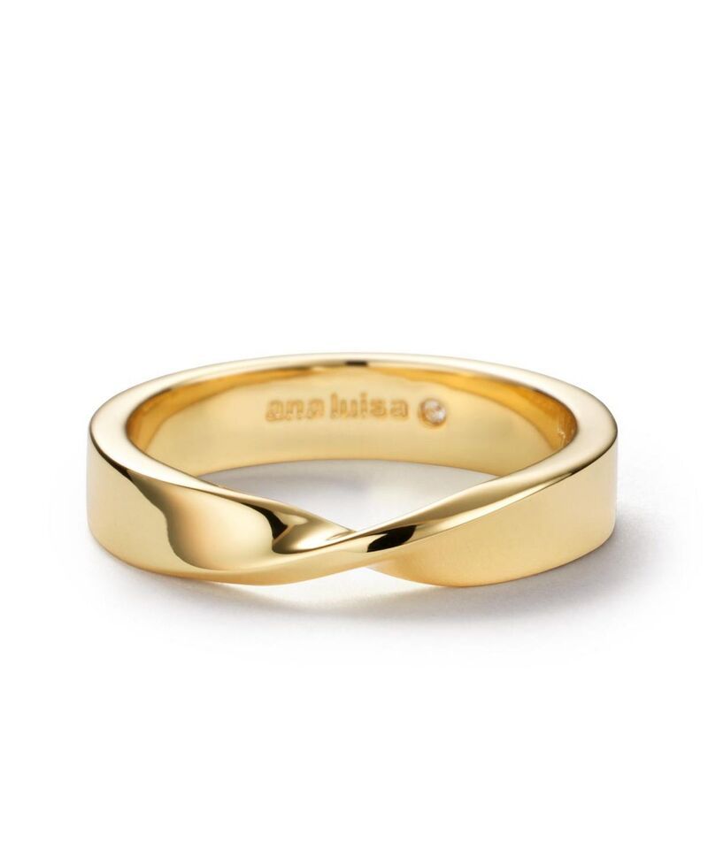 アナルイサ レディース アクセサリー リング Ana Luisa Eliora Band Ringold ゴールド
