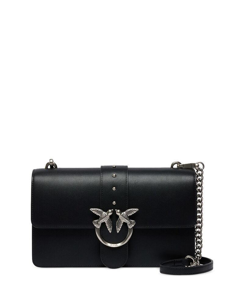 ピンコ レディース バッグ レザー PINKO Love One Classic Leather Crossbody Z99o