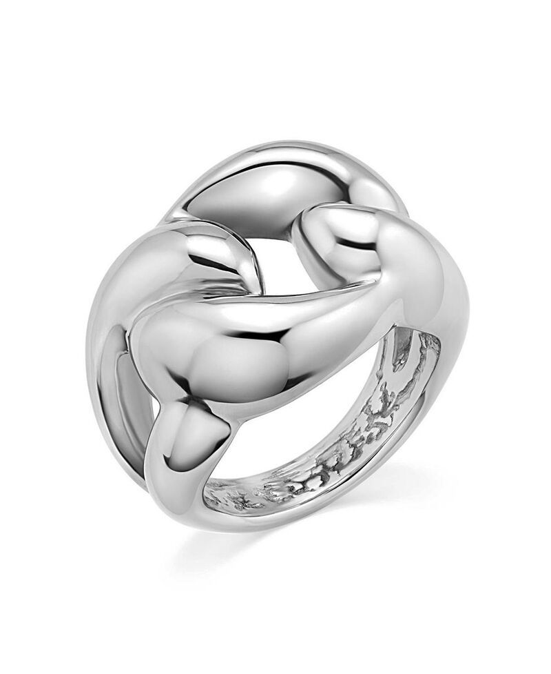 オラディナ レディース アクセサリー リング Oradina Sterling Silver Curb Appeal Ring Silver シルバー