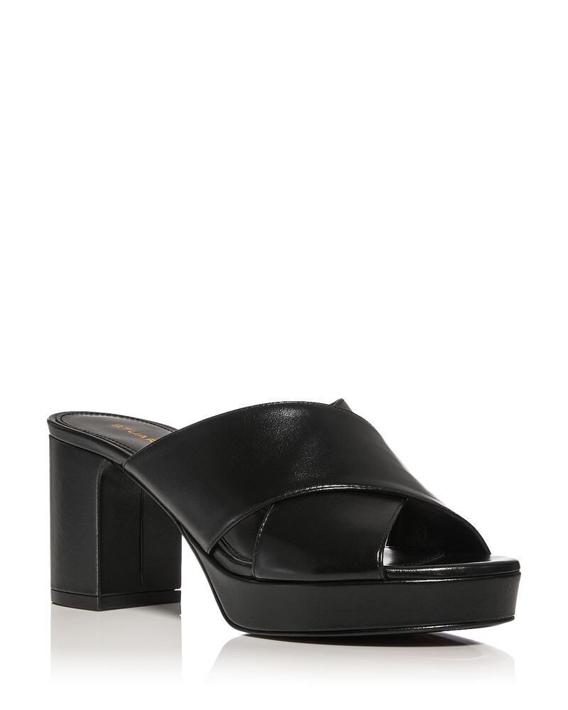スチュアート ワイツマン レディース シューズ サンダル プラットフォーム Stuart Weitzman Womens Dayna Platform Sandals Black ブラック
