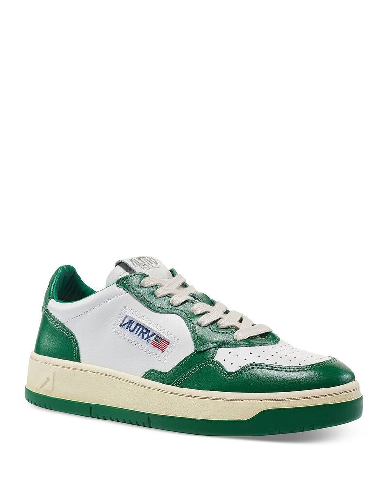 オートリ レディース シューズ スニーカー Autry Womens Medalist Low Top Sneakers WhiteGreen ホワイト