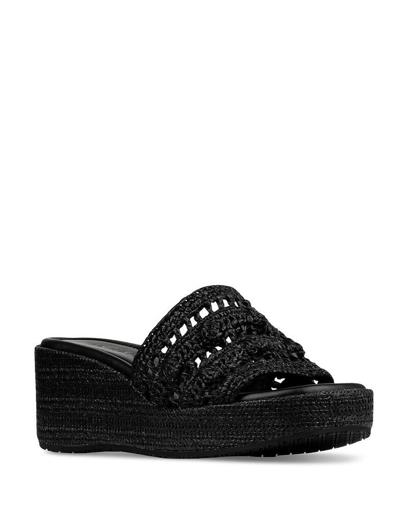 ドナルドプリネール レディース シューズ サンダル Donald Pliner Womens Jakki Wedge Sandals Black ブラック