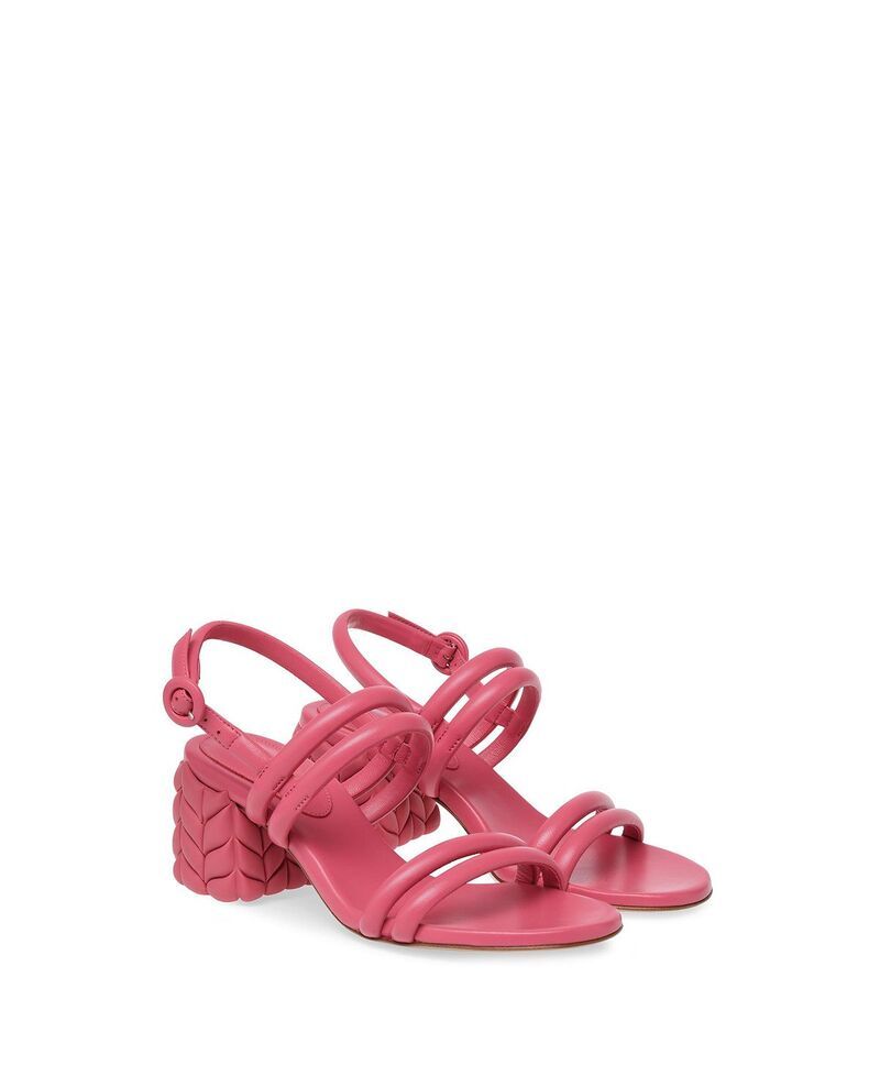 ジャンヴィト ロッシ レディース シューズ サンダル Gianvito Rossi Womens Florea Sandals Pink Nappa Leather ピンク