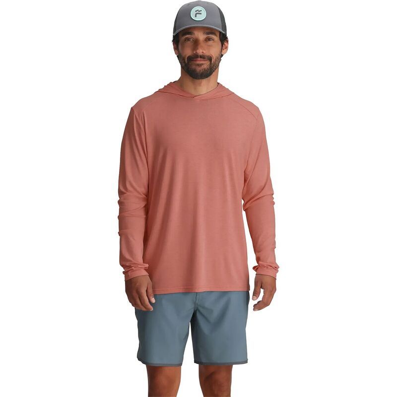 フリー フライ メンズ アウター パーカー・スウェット Free Fly Shade Hoodie Mens Heathered Clay ヘザー