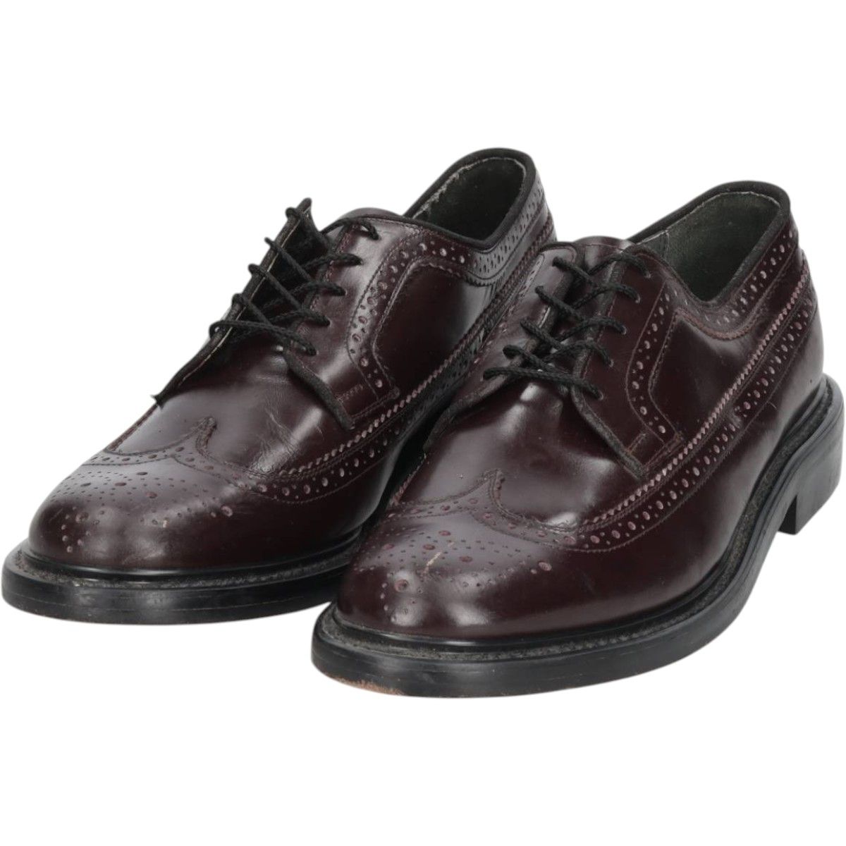 古着 シアーズ Sears フルブローグ ウイングチップシューズ 9 1/2D メンズ27.5cm相当/saa015289