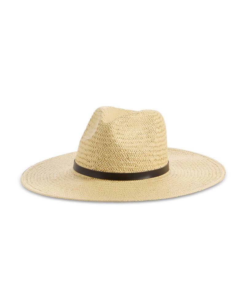 メイドウェル レディース アクセサリー 帽子 Madewell Easy Pinch Woven Straw Hat Golden Khaki カーキ