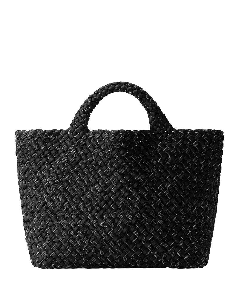 ナゲディ レディース バッグ NAGHEDI St Barths Medium Double Weave Canvas Tote Exclusive Jet
