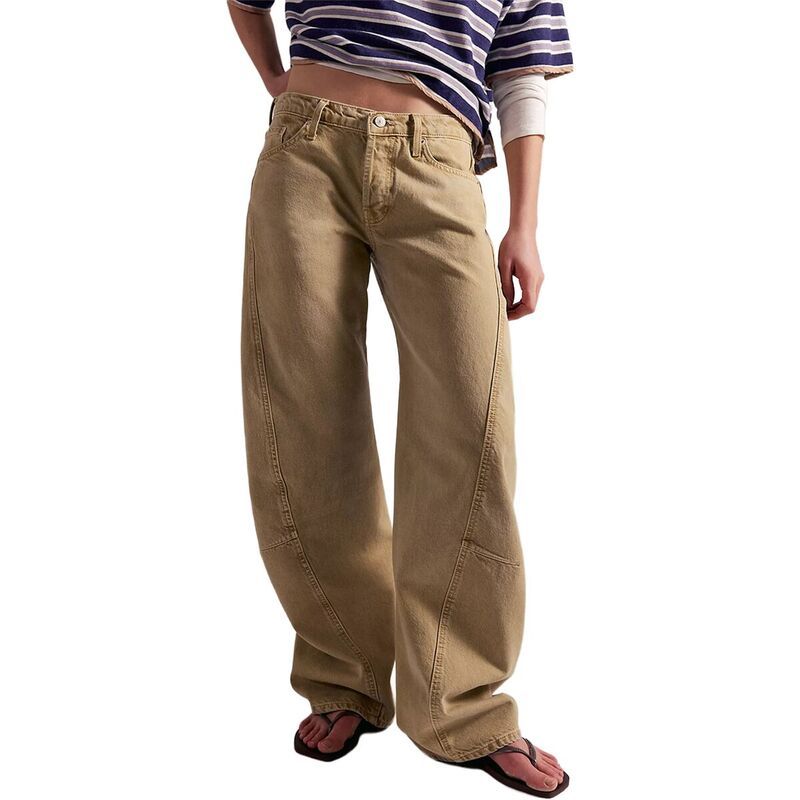 フリーピープル レディース ボトムス カジュアルパンツ Free People Fable Twisted Seam Jean Womens Oat Latte