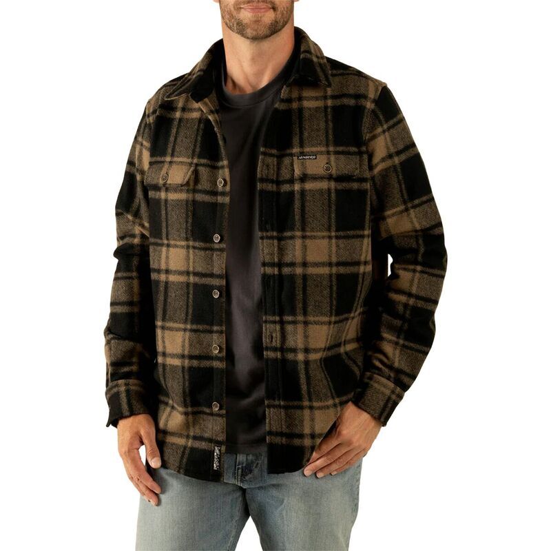 センデロプロビジョンズ メンズ トップス シャツ Sendero Provisions Co Pinedale Flannel Shirt Mens TanBlack ブラック