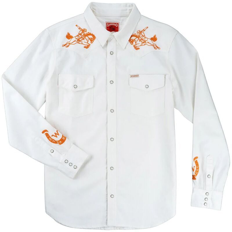 センデロプロビジョンズ メンズ トップス シャツ Sendero Provisions Co x Whataburger The Wyatt Pearl Snap Shirt Whatarodeo パ