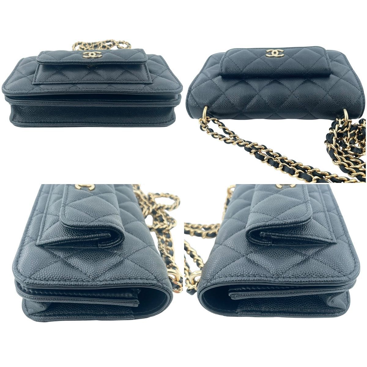 中古】 CHANEL シャネル AP3465 マトラッセ フラップチェーン