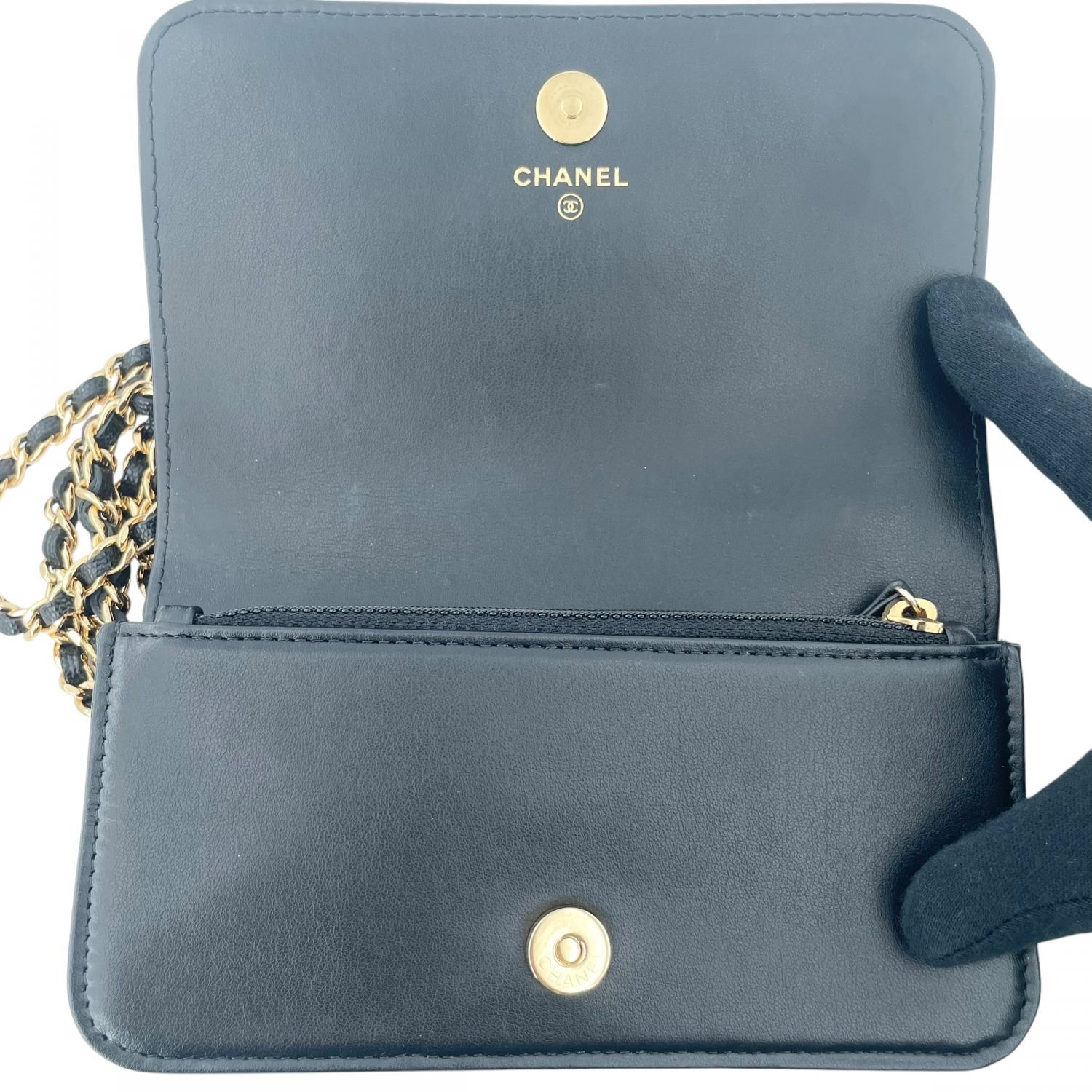中古】 CHANEL シャネル AP3465 マトラッセ フラップチェーン