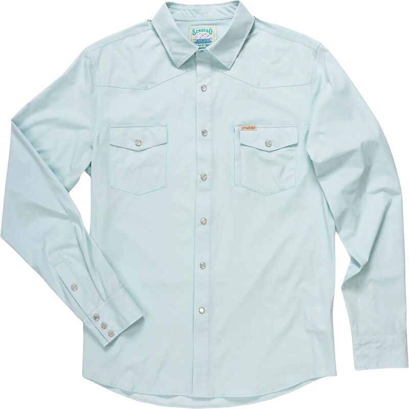 センデロプロビジョンズ メンズ トップス シャツ Sendero Provisions Co Confluence Tech Shirt Mens Matagorda Sky
