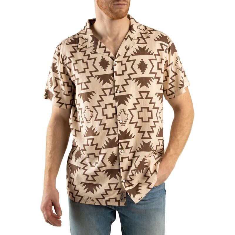 センデロプロビジョンズ メンズ トップス シャツ Sendero Provisions Co The Padre Shirt Mens Chama ChevronCreamBrown クリーム