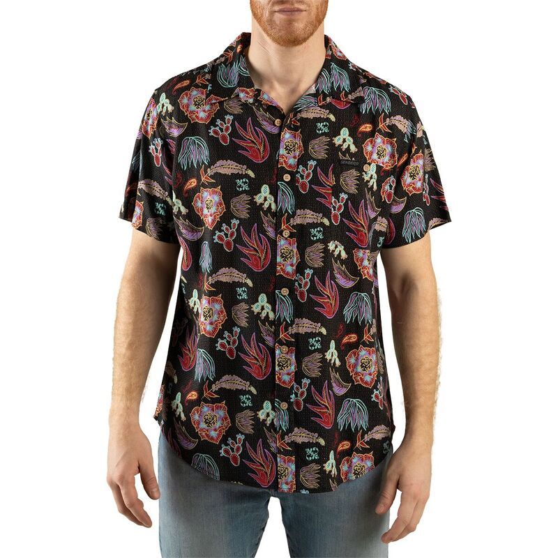センデロプロビジョンズ メンズ トップス シャツ 半袖 Sendero Provisions Co City Slicker Button Up ShortSleeve Shirt Mens Elec