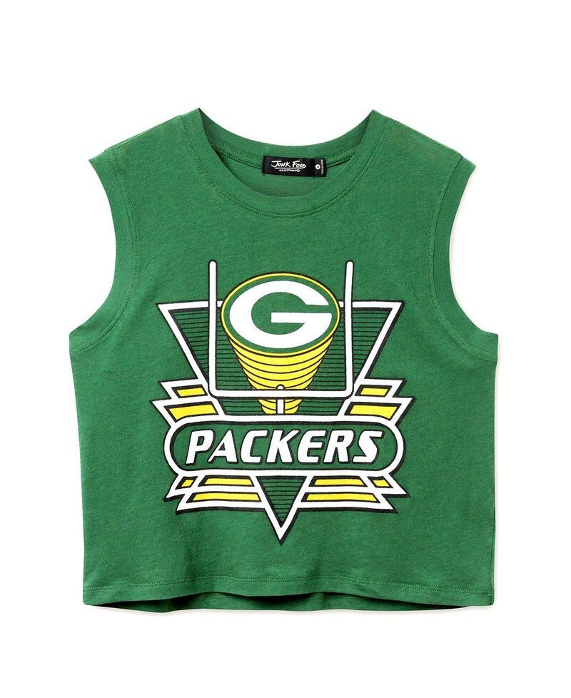 ジャンクフードクロージング レディース トップス タンクトップ Junk Food Clothing Womens NFL Green Bay Packers Field Goal Tank Hunt