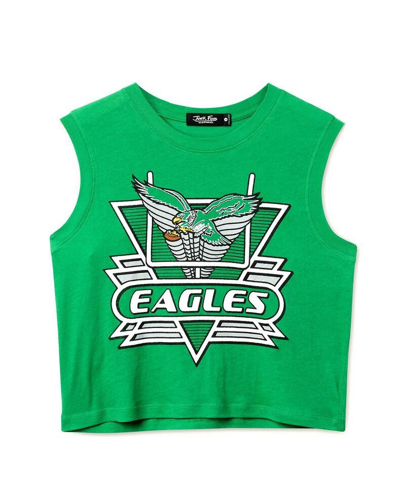 ジャンクフードクロージング レディース トップス タンクトップ Junk Food Clothing Womens NFL Philadelphia Eagles Field Goal Tankell