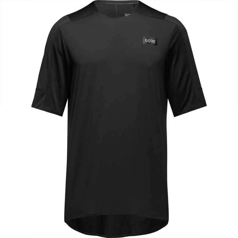 ゴアウェア メンズ トップス Tシャツ ジャージー GOREWEAR TrailKPR Tech Jersey Mens Black ブラック