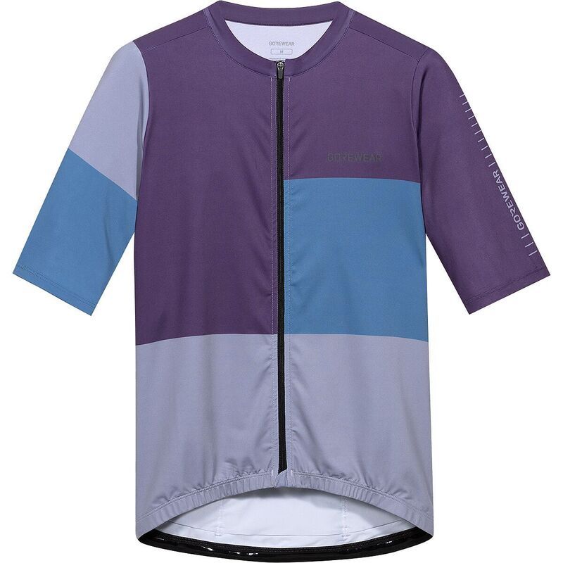 ゴアウェア メンズ トップス Tシャツ 半袖 ジャージー GOREWEAR SWIFTRIDE Block ShortSleeve Jersey Mens Purple IndigoCargo Blu 15,961円