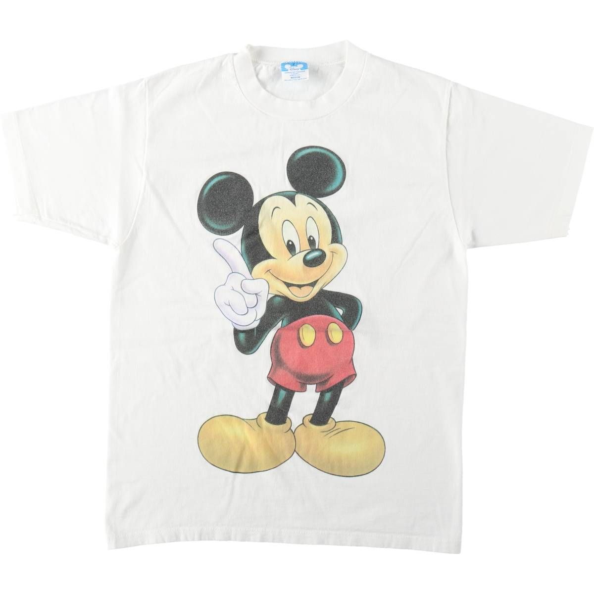 古着 80年代 DISNEY ディズニー MICKEY MOUSE ミッキーマウス キャラクタープリントTシャツ USA製 メンズM相当 ヴィンテージ/eaa645571