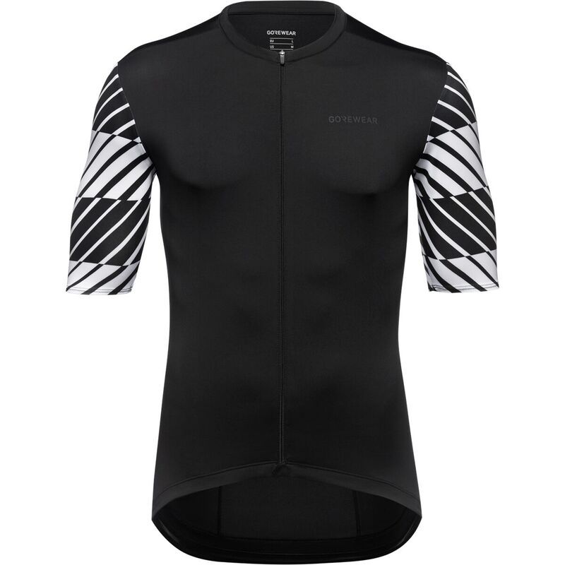 ゴアウェア メンズ トップス Tシャツ ジャージー GOREWEAR SWIFTRIDE Optical Jersey Mens BlackWhite ホワイト