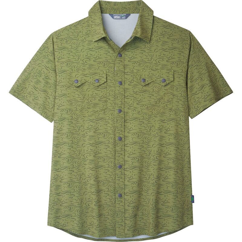 スティオ メンズ トップス Tシャツ 半袖 STIO Shifter ShortSleeve Shirt Mens Terrain Clouds