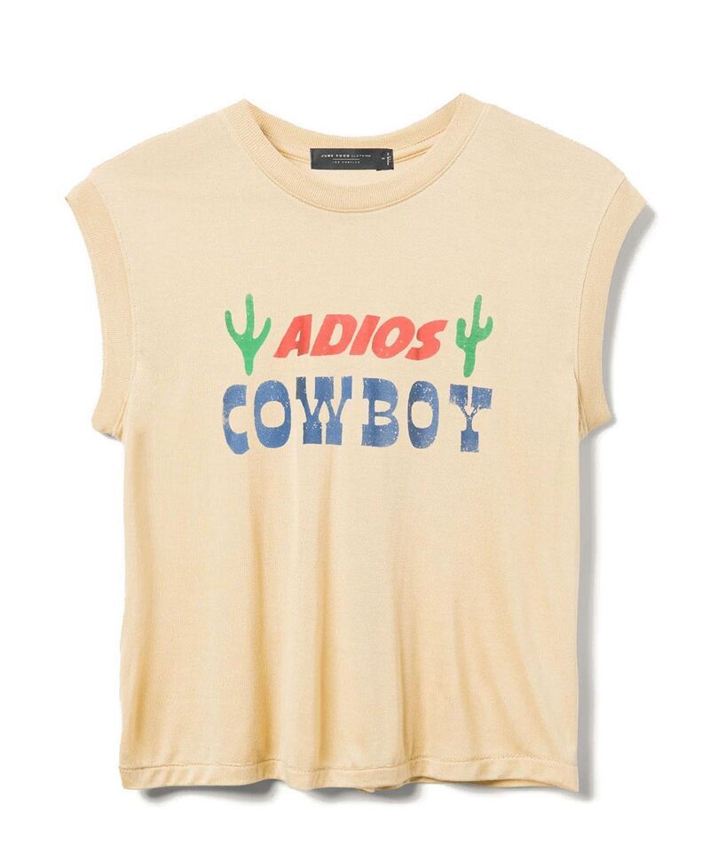 ジャンクフードクロージング レディース トップス タンクトップ ヴィンテージ Junk Food Clothing Womens Adios Cowboy Vintage Tissue Tank Ca