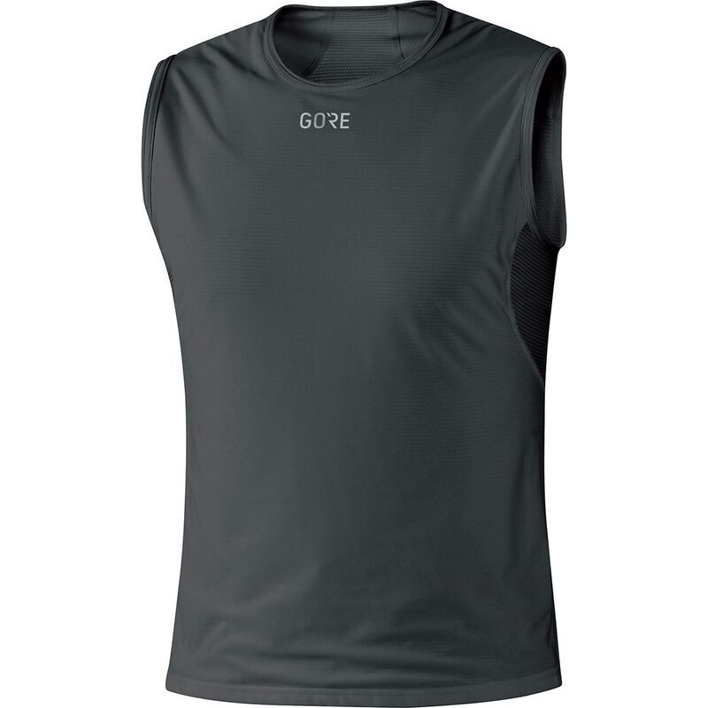 ゴアウェア メンズ トップス シャツ ノースリーブ GOREWEAR Windstopper Base Layer Sleevelesshirt Mens Black ブラック