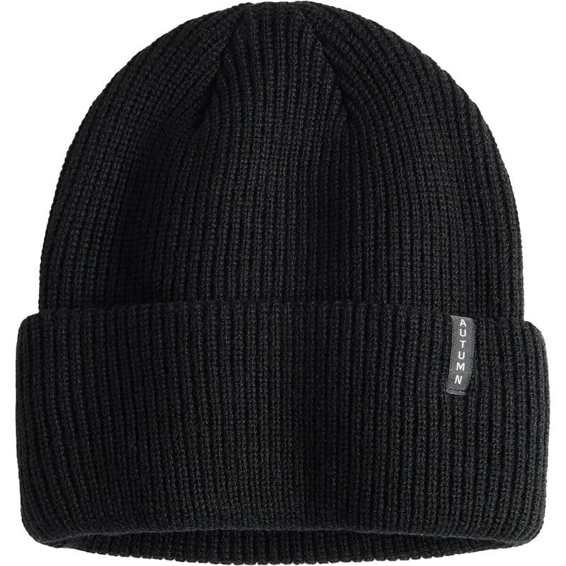 オータム メンズ アクセサリー 帽子 Autumn Select Solid Beanie Black ブラック