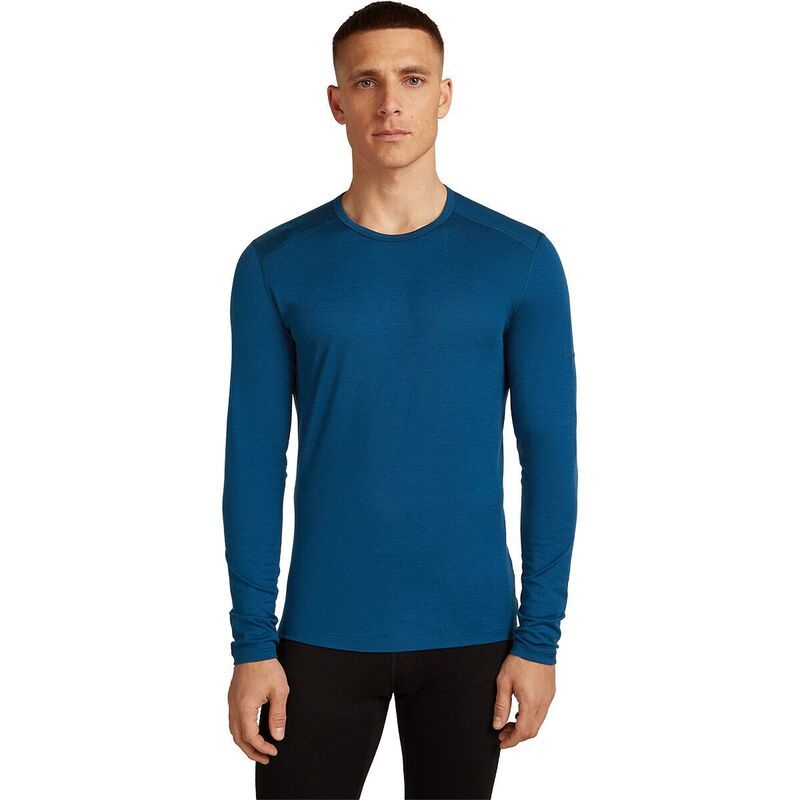 アイスブレーカー メンズ トップス Tシャツ Icebreaker 200 Oasis LS Crew Top Mens Atlantis