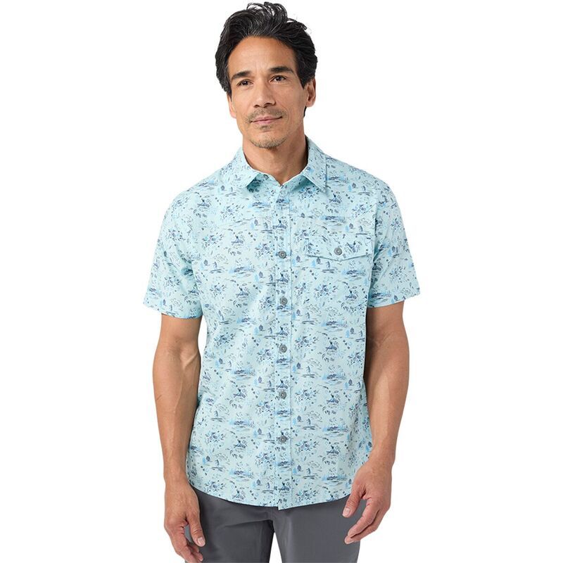 スティオ メンズ トップス シャツ 半袖 STIO Curtis Camp ShortSleeve Shirt Mens Windchill Ride Wy