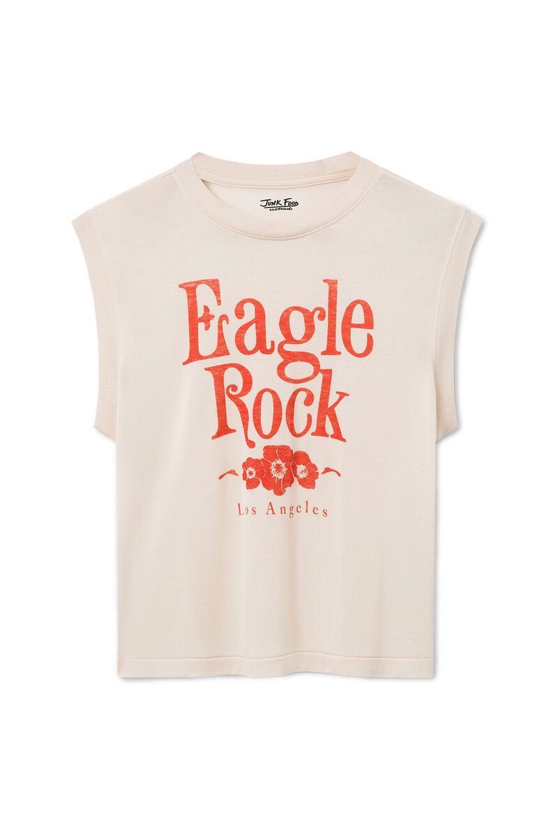 ジャンクフードクロージング レディース トップス タンクトップ ヴィンテージ Junk Food Clothing Womens Eagle Rock Vintage Tissue Tank Birc