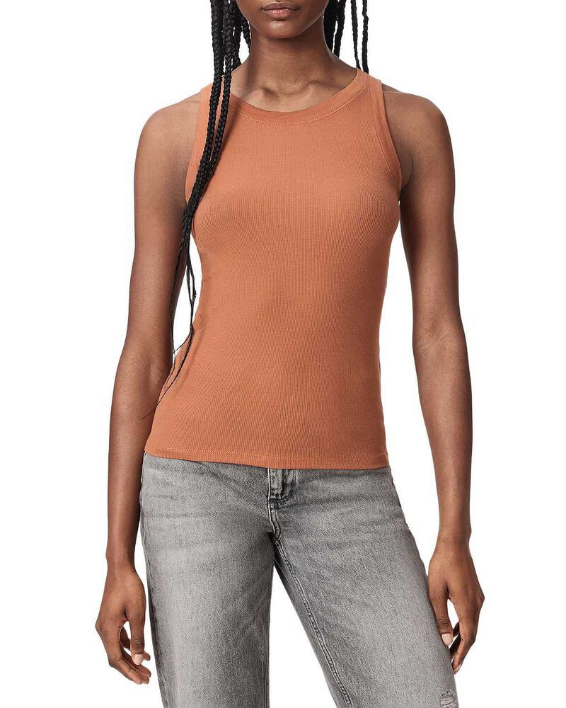 オールセインツ レディース トップス タンクトップ ALLSAINTS Rina Tank Pecan Brown ブラウン